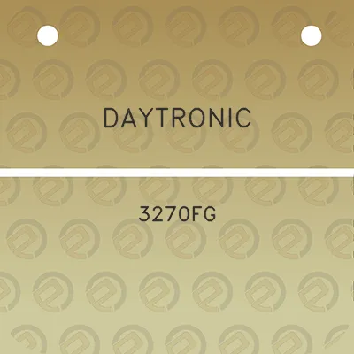 daytronic-3270fg