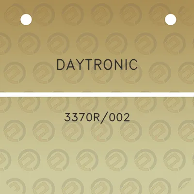 daytronic-3370r002