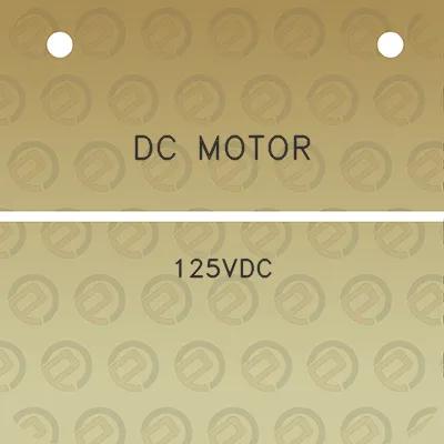 dc-motor-125vdc