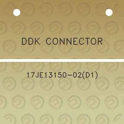 ddk-connector-17je13150-02d1