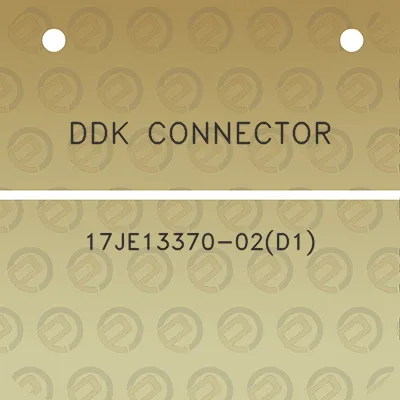 ddk-connector-17je13370-02d1