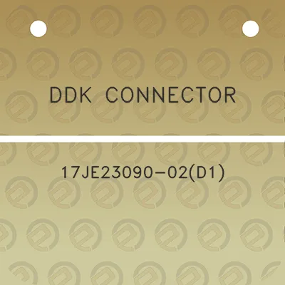 ddk-connector-17je23090-02d1