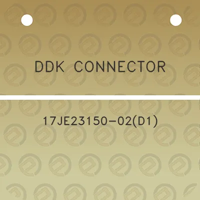 ddk-connector-17je23150-02d1