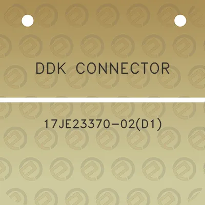 ddk-connector-17je23370-02d1