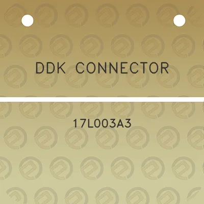 ddk-connector-17l003a3