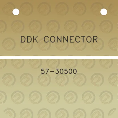 ddk-connector-57-30500