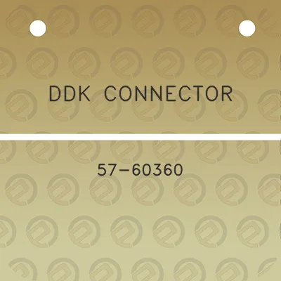 ddk-connector-57-60360