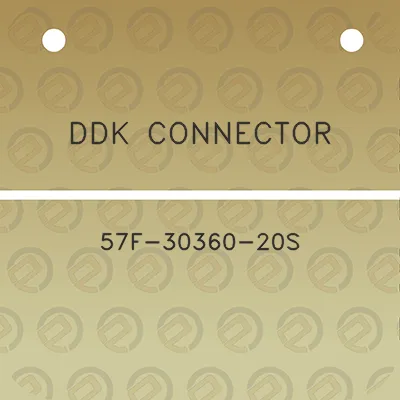 ddk-connector-57f-30360-20s