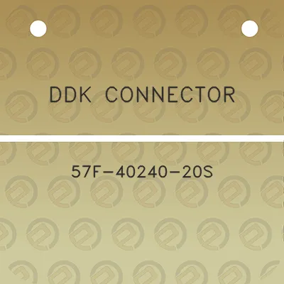 ddk-connector-57f-40240-20s