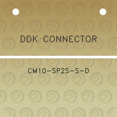 ddk-connector-cm10-sp2s-s-d