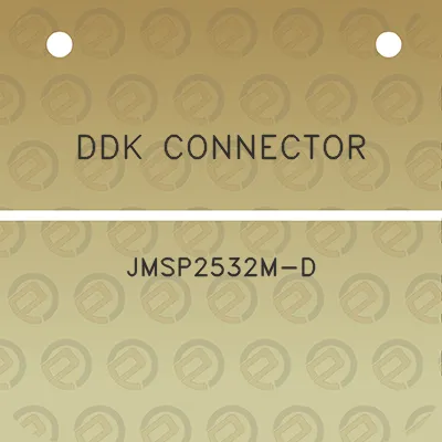 ddk-connector-jmsp2532m-d