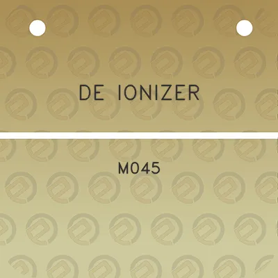 de-ionizer-m045