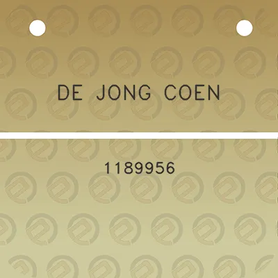 de-jong-coen-1189956