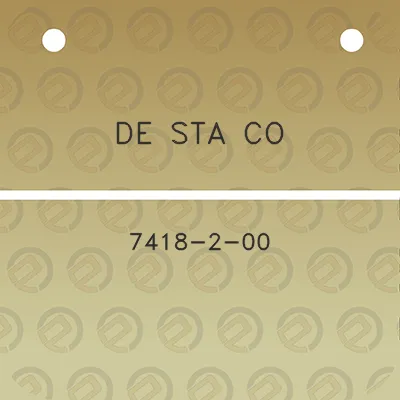 de-sta-co-7418-2-00