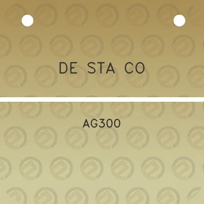 de-sta-co-ag300