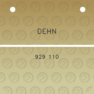 dehn-929-110