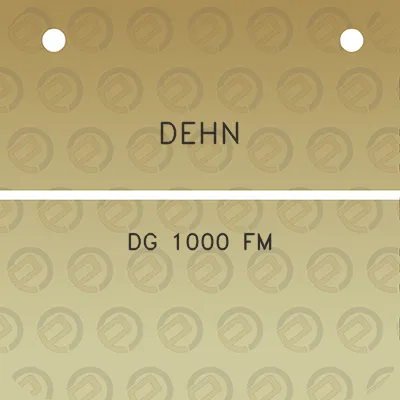 dehn-dg-1000-fm