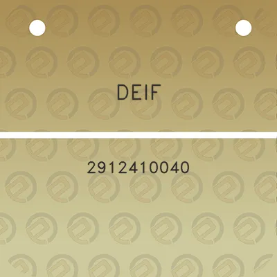 deif-2912410040