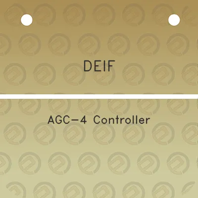 deif-agc-4-controller