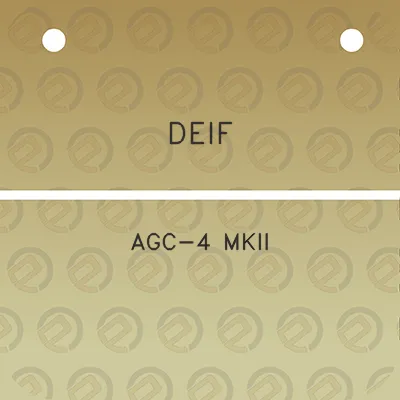 deif-agc-4-mkii