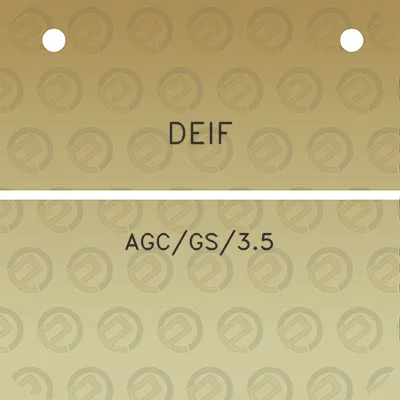 deif-agcgs35