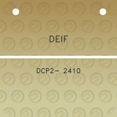 deif-dcp2-2410