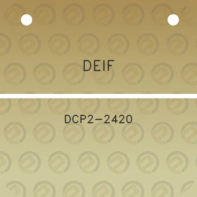 deif-dcp2-2420