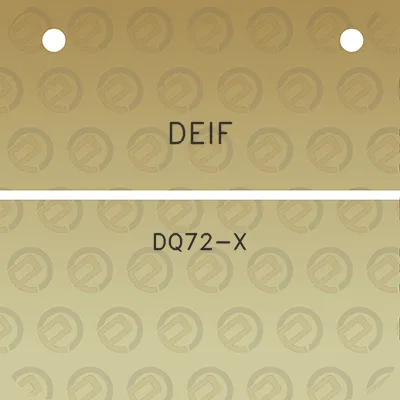 deif-dq72-x