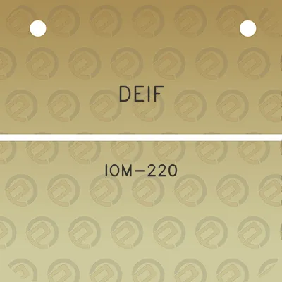 deif-iom-220