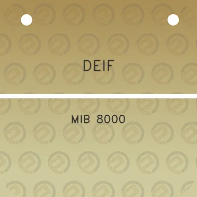 deif-mib-8000