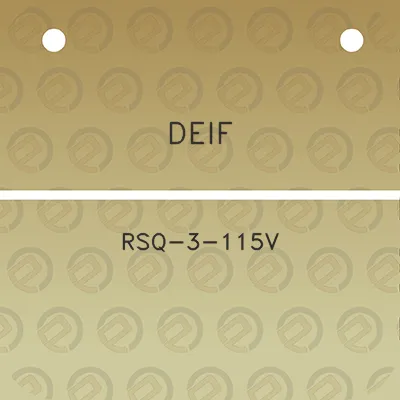 deif-rsq-3-115v