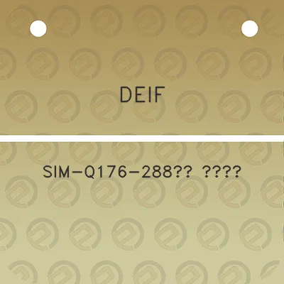 deif-sim-q176-288