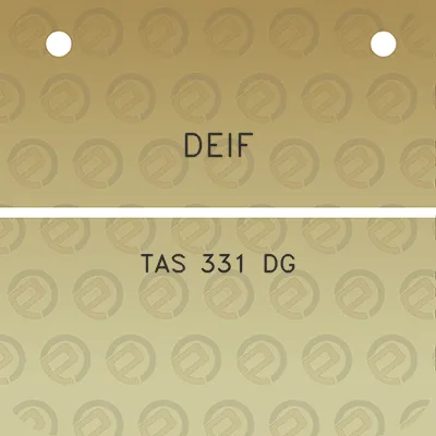 deif-tas-331-dg