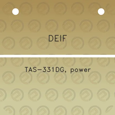 deif-tas-331dg-power