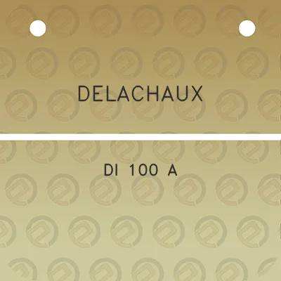 delachaux-di-100-a