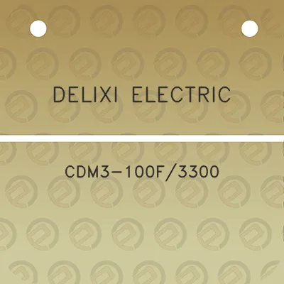 delixi-electric-cdm3-100f3300