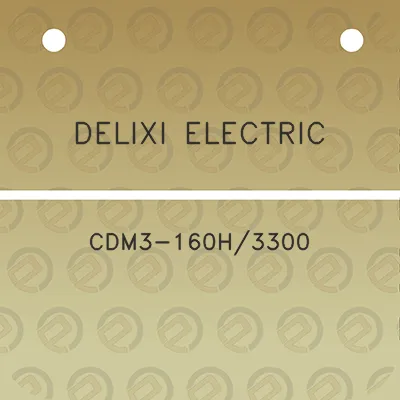 delixi-electric-cdm3-160h3300