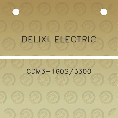 delixi-electric-cdm3-160s3300