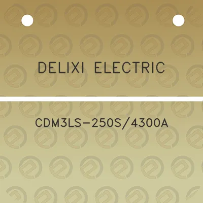 delixi-electric-cdm3ls-250s4300a