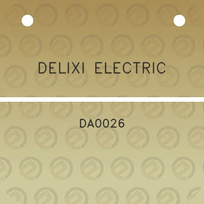 delixi-electric-da0026