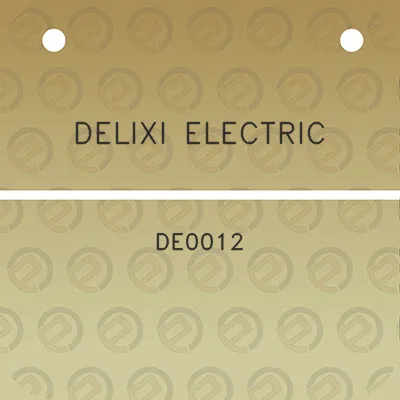 delixi-electric-de0012