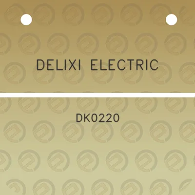 delixi-electric-dk0220