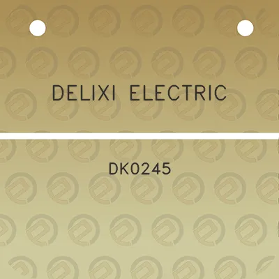 delixi-electric-dk0245