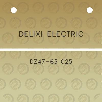 delixi-electric-dz47-63-c25