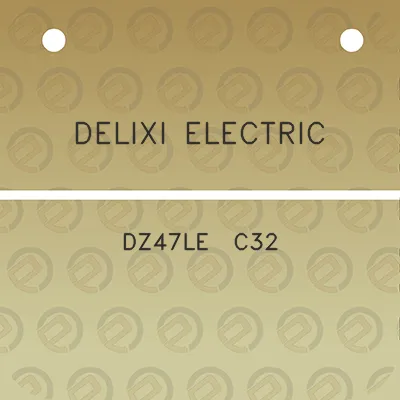 delixi-electric-dz47le-c32