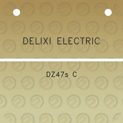 delixi-electric-dz47s-c