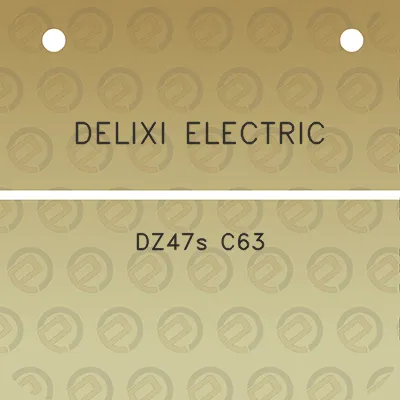 delixi-electric-dz47s-c63