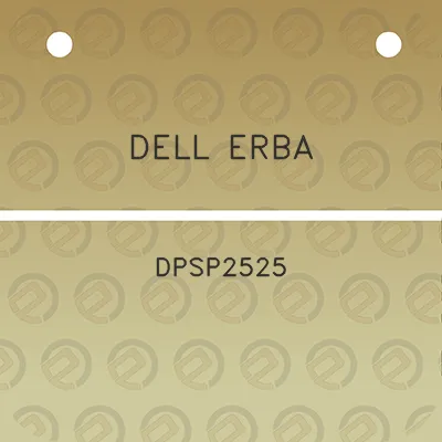 dell-erba-dpsp2525