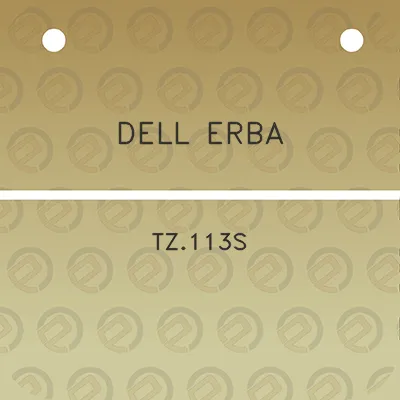 dell-erba-tz113s