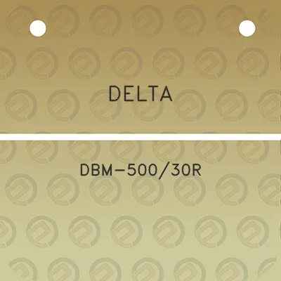 delta-dbm-50030r